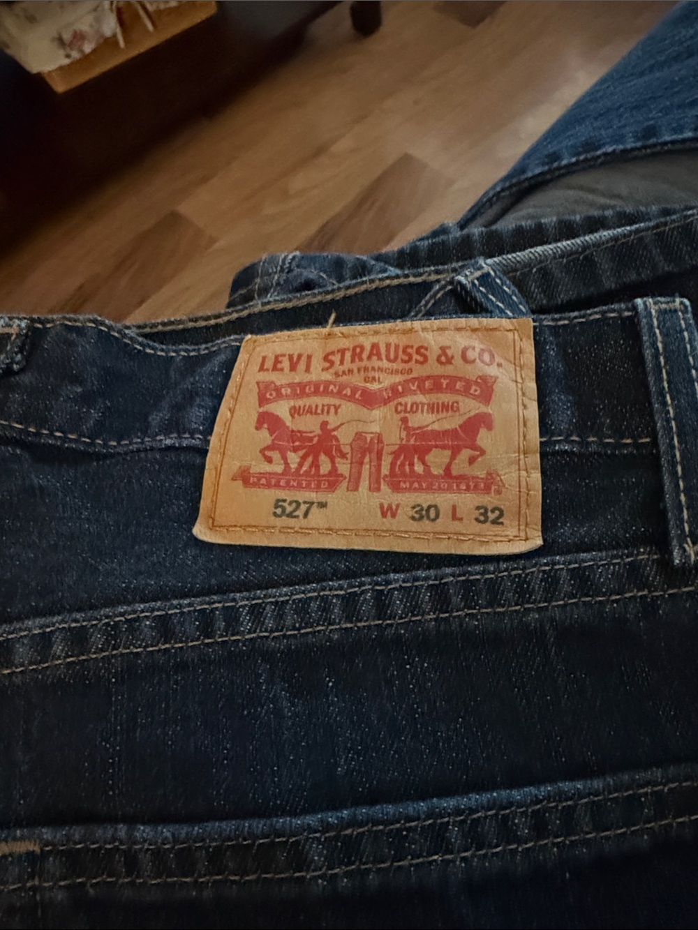 Levi's Bootcut Men's Jeans in Dark Blue Denim